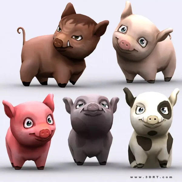 Chibii 10 Animals Pets Bundle