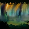 Painted 2D Forest