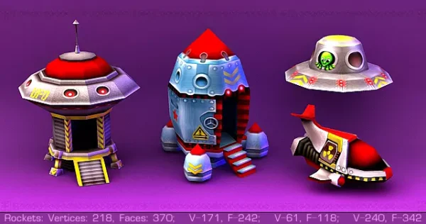 Low Poly Space World Pack