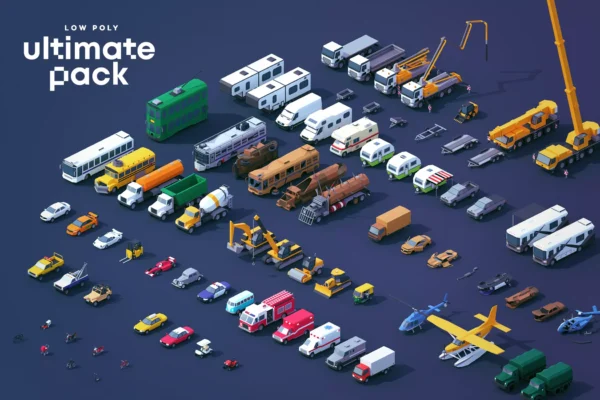Low Poly Ultimate Pack