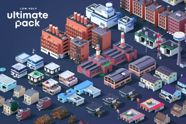 Low Poly Ultimate Pack