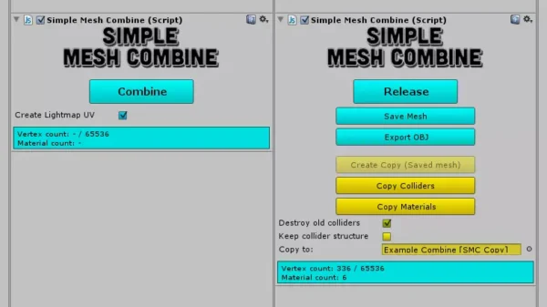 Simple Mesh Combine
