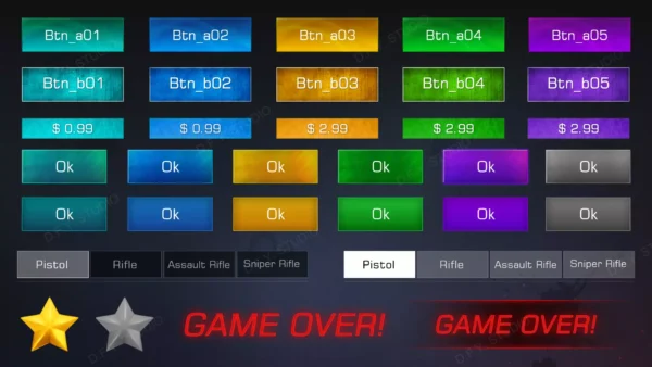 Modern Shooting UI Pack