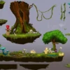 Painted 2D Forest