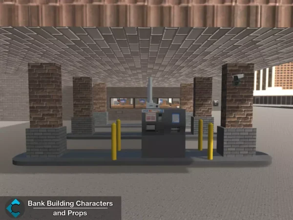 Bank Building Character and Props Read more